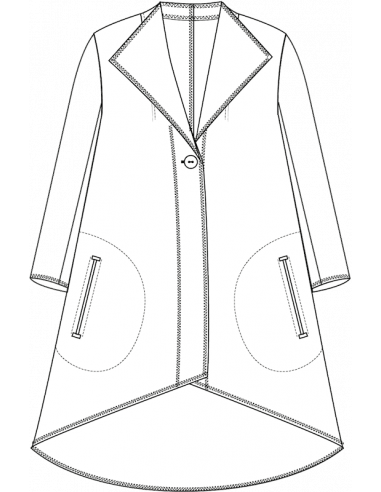 NOEN Jakke Ull/Viskose 87672