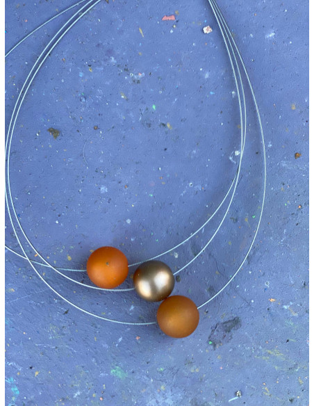 MARIE Smykker Anna kjede 3 perler