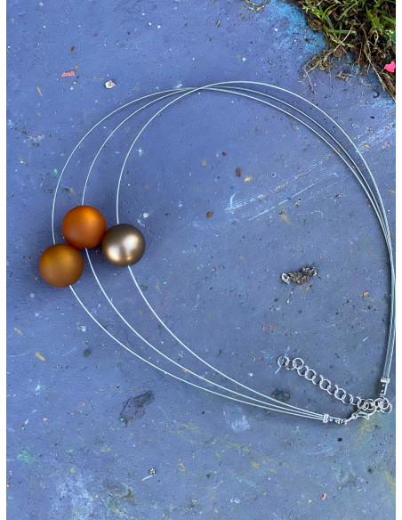 MARIE Smykker Anna kjede 3 perler