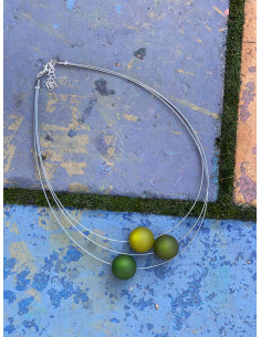 MARIE Smykker Anna kjede 3 perler 2