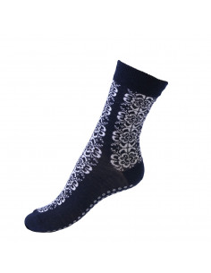 SAFA Dame Ull-Antiskli sokk Mønstret 0646