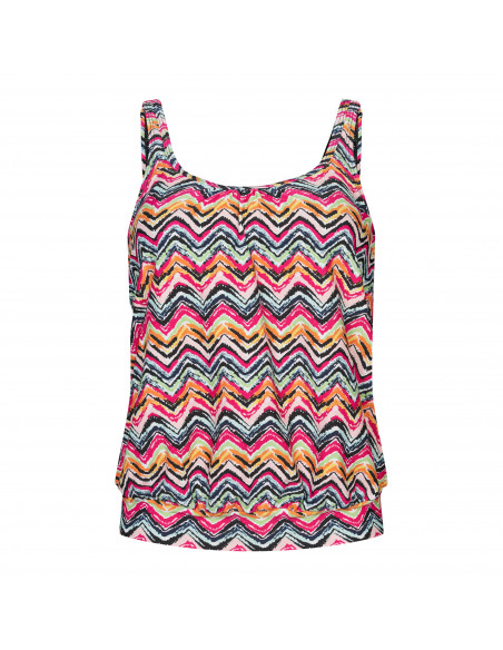 WIKI JAMAICA Tankini Top 482-1180