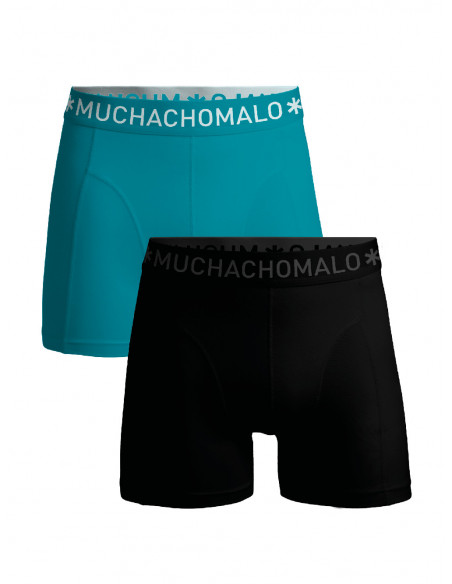 MUCHACHOMALO Solid boxer 2 pk 1010-679
