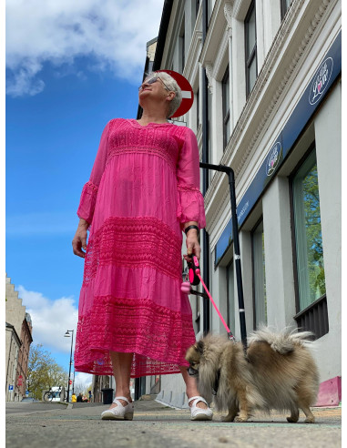 BIBBA Silkekjole V-hals PB2397