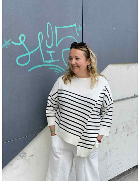 NOEN Pullover m/striper 83620