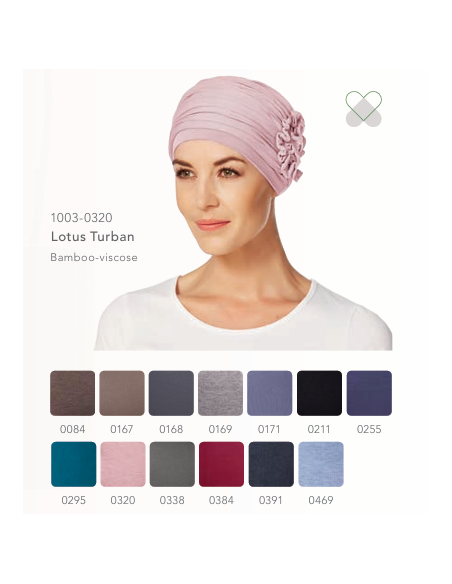 CHRISTINE Headwear Lotus Turban 1003