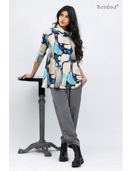 BOHÉME Topp lang Rullekrave B13079
