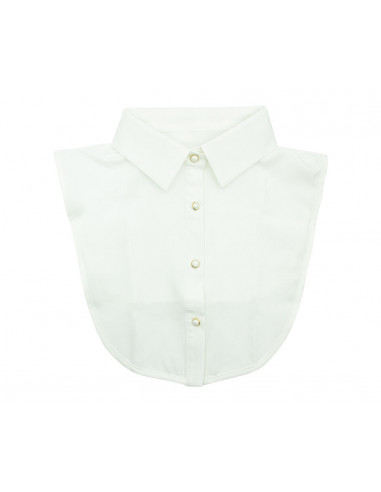 INTEX Skjortekrage m/perle knapper 7853