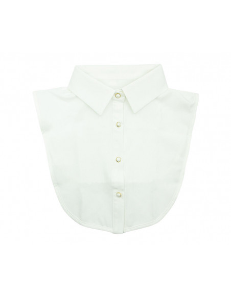 INTEX Skjortekrage m/perle knapper 7853