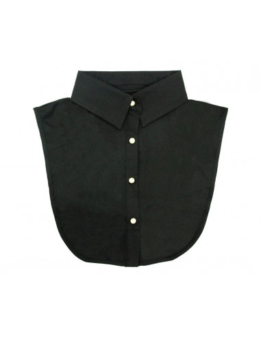 INTEX Skjortekrage m/perle knapper 7853