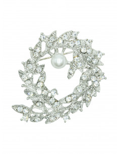 INTEX Brosje Rund ring 5x4cm 0721