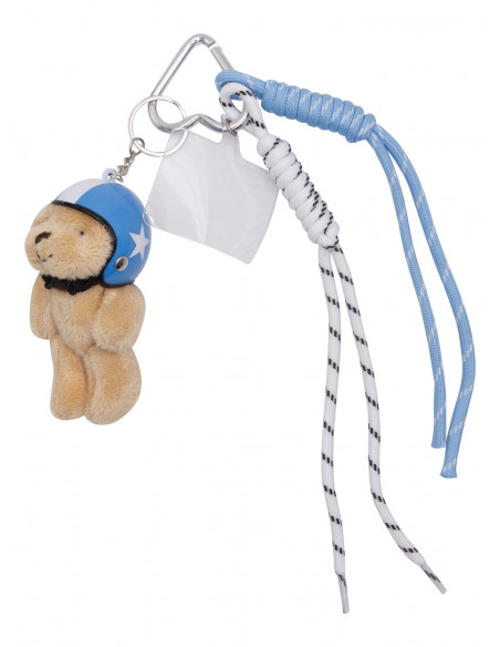 INTEX Veskepynt Bamse m/hjelm 0870