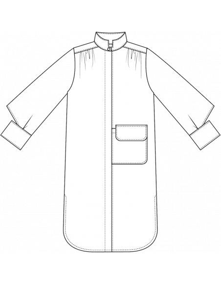 NOEN Kjole Med Knepping 88584