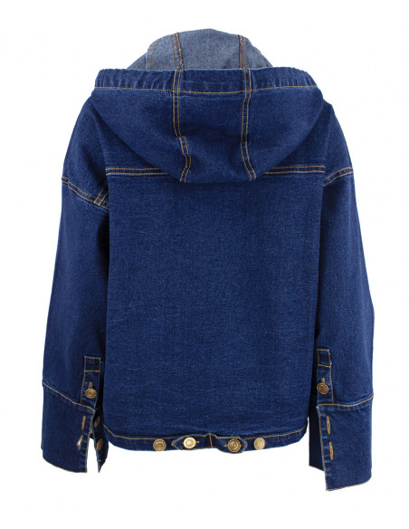 BOHÉME Jacket Hood Denim B13074