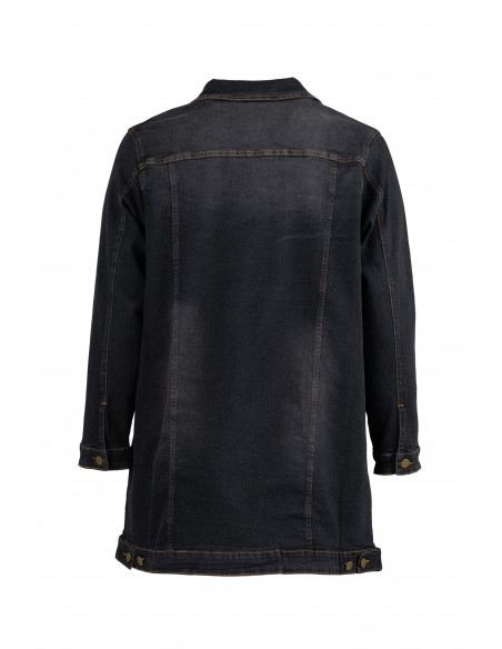 GOZZIP AMELA Long Denim Jacket G234039