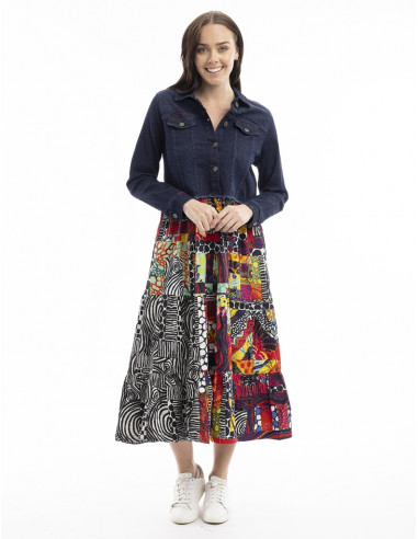 ORIENTIQUE Runaway Train Denim 20087