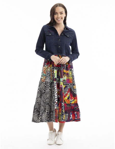 ORIENTIQUE Runaway Train Denim 20087