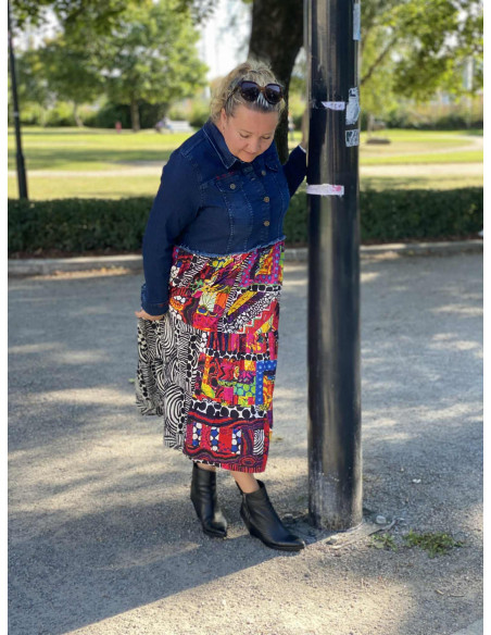 ORIENTIQUE Runaway Train Denim 20087