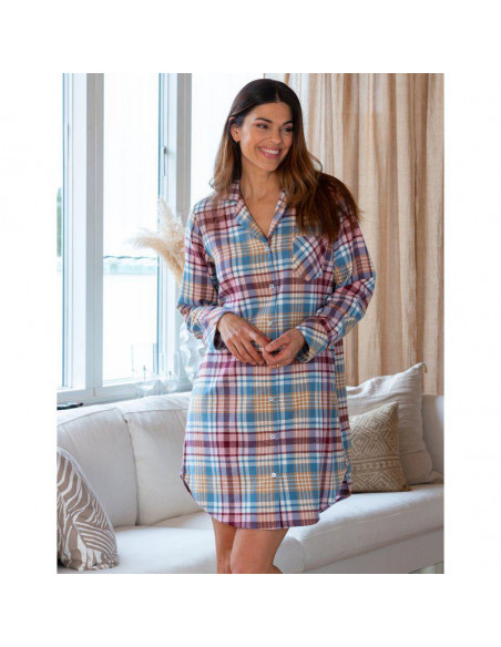 TROFÉ Flanell Nattskjorte 95cm 65242