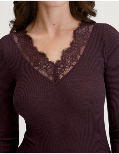 CALIDA Top Long Sleve ULL-Silke 15652