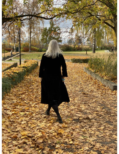 BOHÉME Kjole Lang A-linje velour B13139