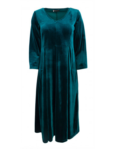 BOHÉME Kjole Lang A-linje velour B13139