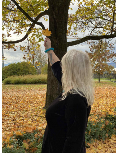 BOHÉME Kjole Lang A-linje velour B13139