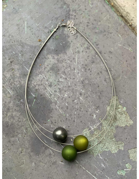 MARIE Smykker Anna kjede 3 perler