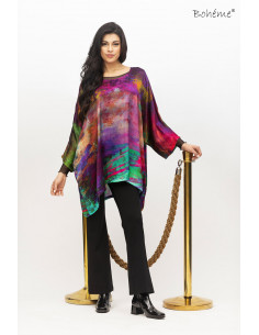 BOHÉME Topp Oversize Sateng B13133