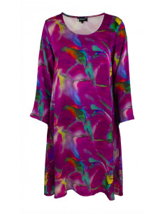 BOHÉME Kjole Trykk Sateng B13141 2