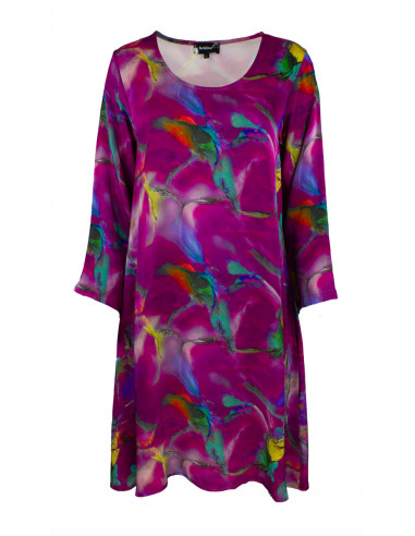 BOHÉME Kjole Trykk Sateng B13141