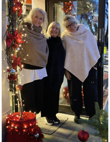 MARC LAUGE Cut Poncho Fur M3050