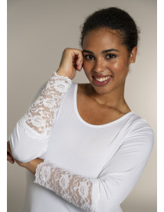 SANDGAARD Lang Topp m/blonde SG141 2