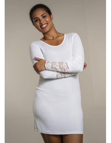 SANDGAARD Lang Topp m/blonde SG141