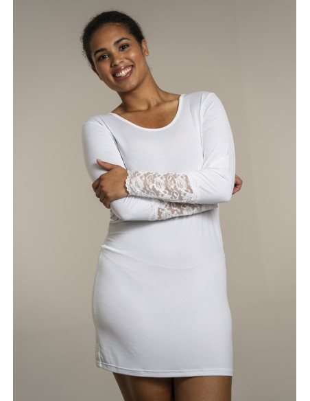 SANDGAARD Lang Topp m/blonde SG141