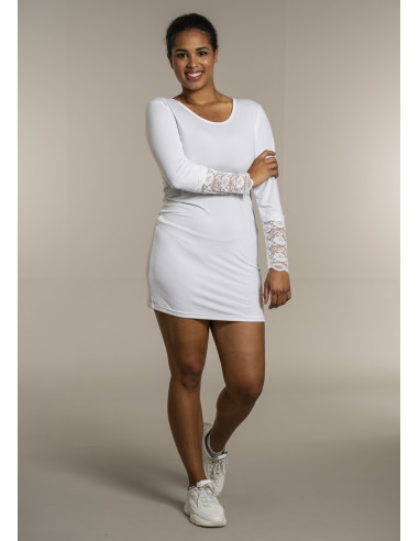 SANDGAARD Lang Topp m/blonde SG141