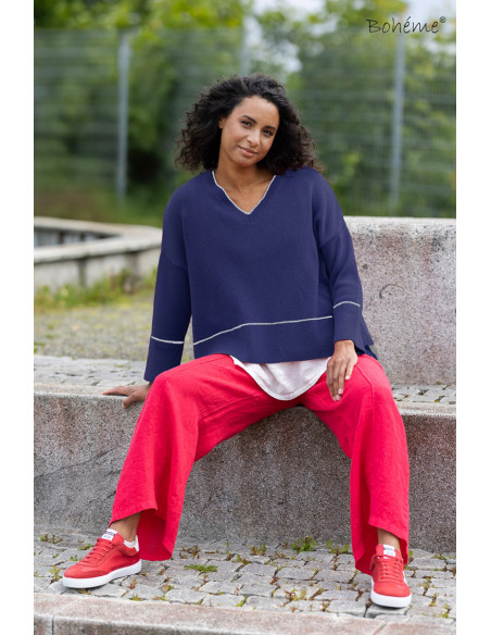 BOHÉME Genser V-Hals B13182