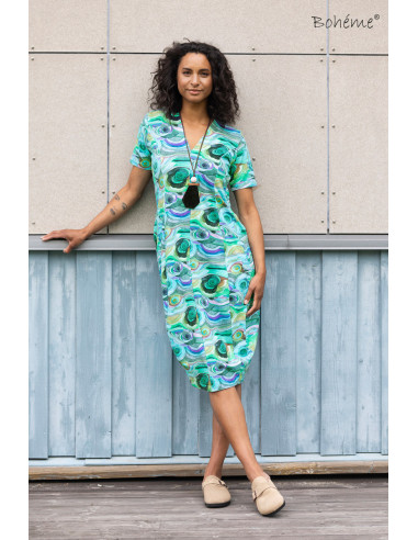 BOHÉME Jhike s.s lang V-hals B13180