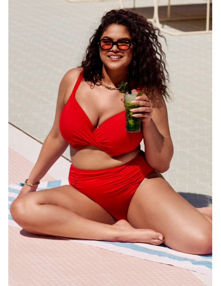 ELOMI Plain Sailing Plunge Bikini ES7285