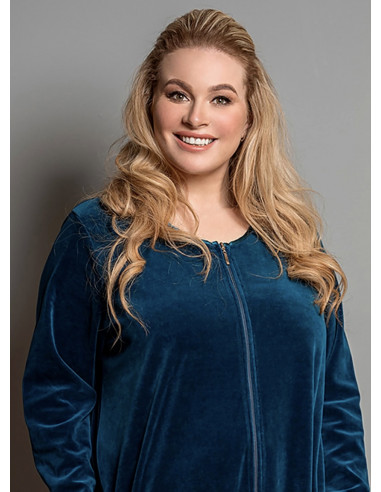 Drøbak Motehus Plaisir 3056 Morgenkåpe velour...