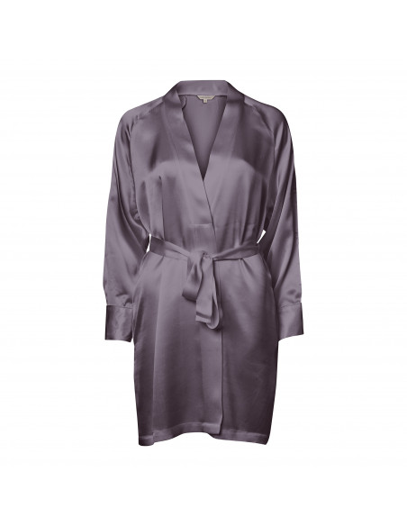 Wiki Lady Avenue 25-80668 Pure Silk Kort kimono