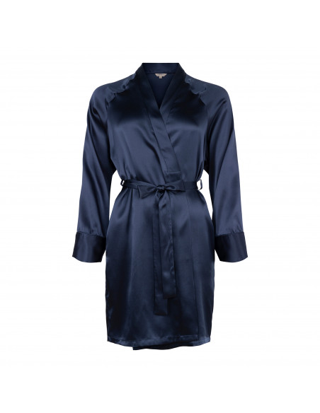 Wiki Lady Avenue 25-80668 Pure Silk Kort kimono