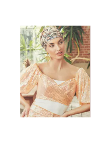 BOHO SAPPHIRE-Boho Turban 3026