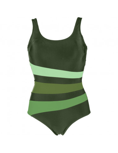 WIKI Badedrakt med striper W9515