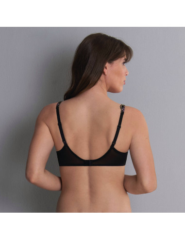 5248 Colette bh sort m/blomster