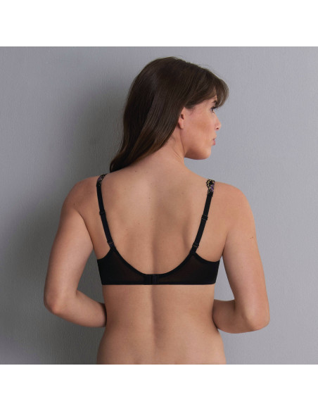 5248 Colette bh sort m/blomster