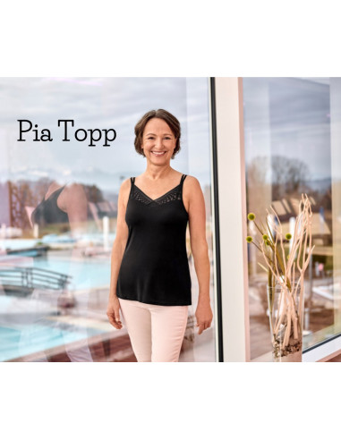 Amoena PIA Top Med padding og lomme 44844