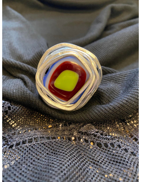 Daniella Flerfarget Ring Nr 6