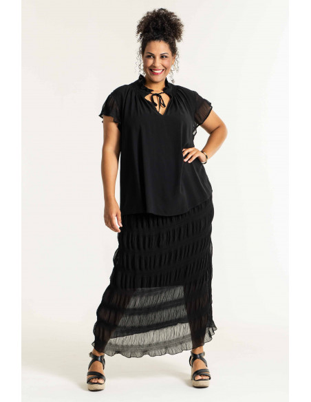 STUDIO DAGMAR Blouse Med Shiffon arm S233876