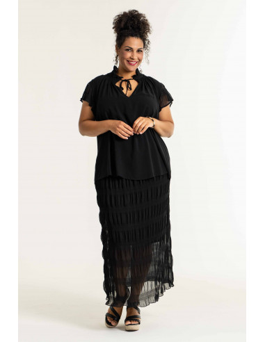 STUDIO DAGMAR Blouse Med Shiffon arm S233876